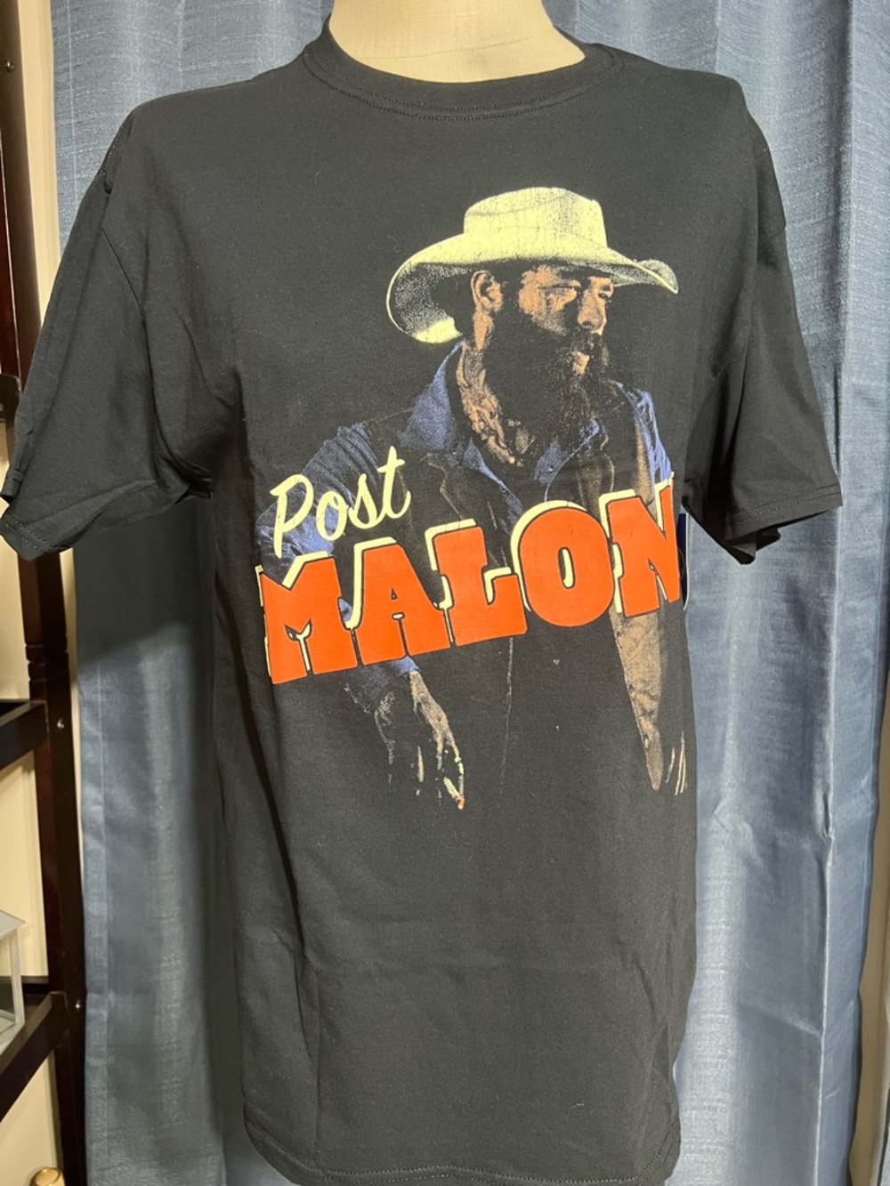 Men's Black Graphic Short-Sleeve Tee - Post Malone Print